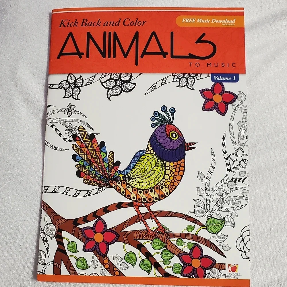 NEW Kappa Landoll Mandalas/Animals Adult Coloring Activity Books Bundle 2